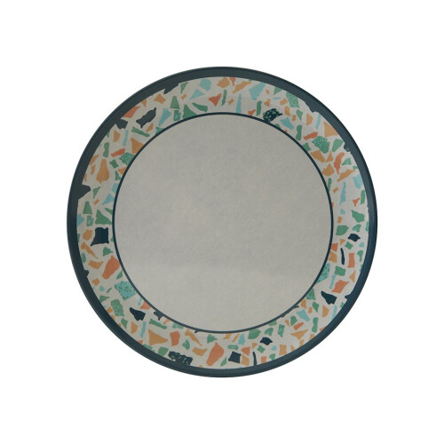 Premier Housewares Assorted Terrazzo Dinner Plate, Durably Constructed Round Plate, Versatile Patterned Plate, Food Plate