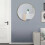 Living And Home (Gold 50CM) Slim Frame Round Mirror 5