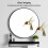 Living And Home (Black 50CM) Slim Frame Round Mirror 5