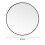 Living And Home (Black 40CM) Slim Frame Round Mirror 6