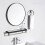 Living And Home (Black 50CM) Slim Frame Round Mirror 4