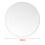 Living And Home (White 40CM) Slim Frame Round Mirror 6
