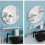 Living And Home (White 80CM) Slim Frame Round Mirror 5
