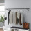 Direct Online Houseware (Black) 6ft Wall Mounted Garment Clothes Rail 1