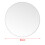 Living And Home (White 80CM) Slim Frame Round Mirror 6