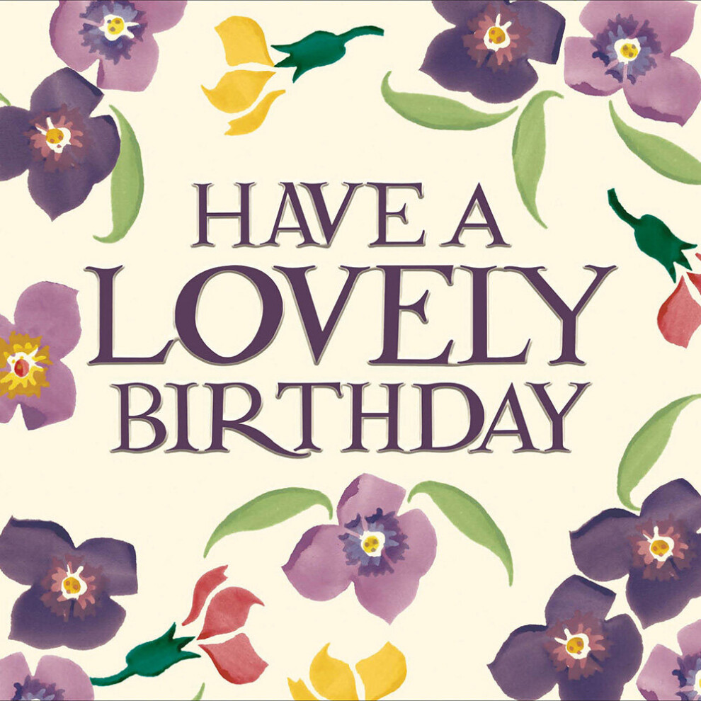 Have A Lovely Birthday Emma Bridgewater Birthday Greeting Card Woodmansterne