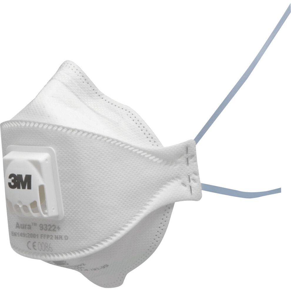 3M 7100004175 Aura 9322+ Particulate Respirator Ffp2 - Pack Of 10