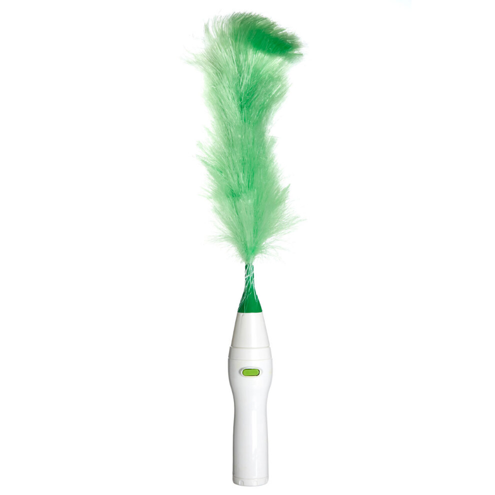 Premier Housewares White and GreenRotating Duster