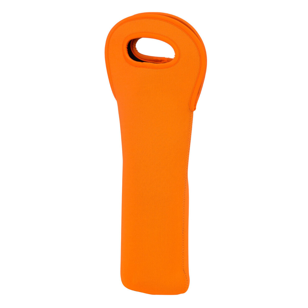 Premier Housewares Orange Neoprene Wine Bottle Holder