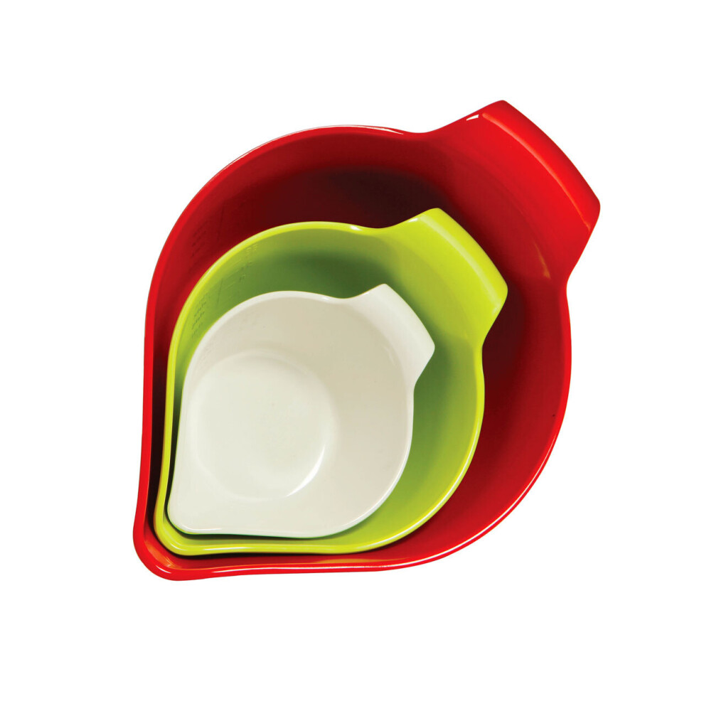 Premier Housewares Measuring Bowls - Set Of 3 White