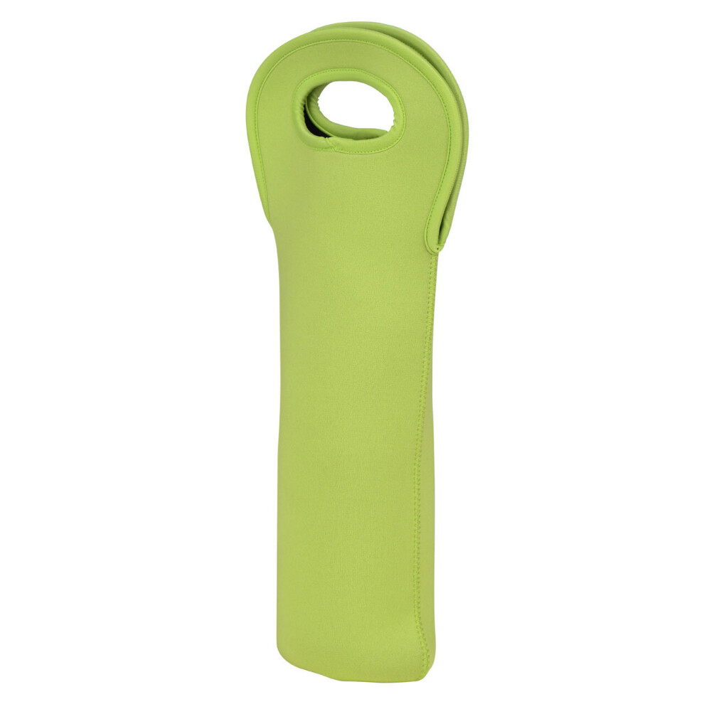 Premier Housewares Lime Green Neoprene Wine Bottle Holder