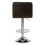 Premier Housewares Adjustable Height Quilted Bar Stool With Chrome Base, Comfortable Bar Chair, Sleek Modern Bar Stool 2