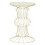 Premier Housewares Practical Light Gold Finish Frame Table, Compact Side Table For Livingroom, Mirrored Top Small Lounge Table 1