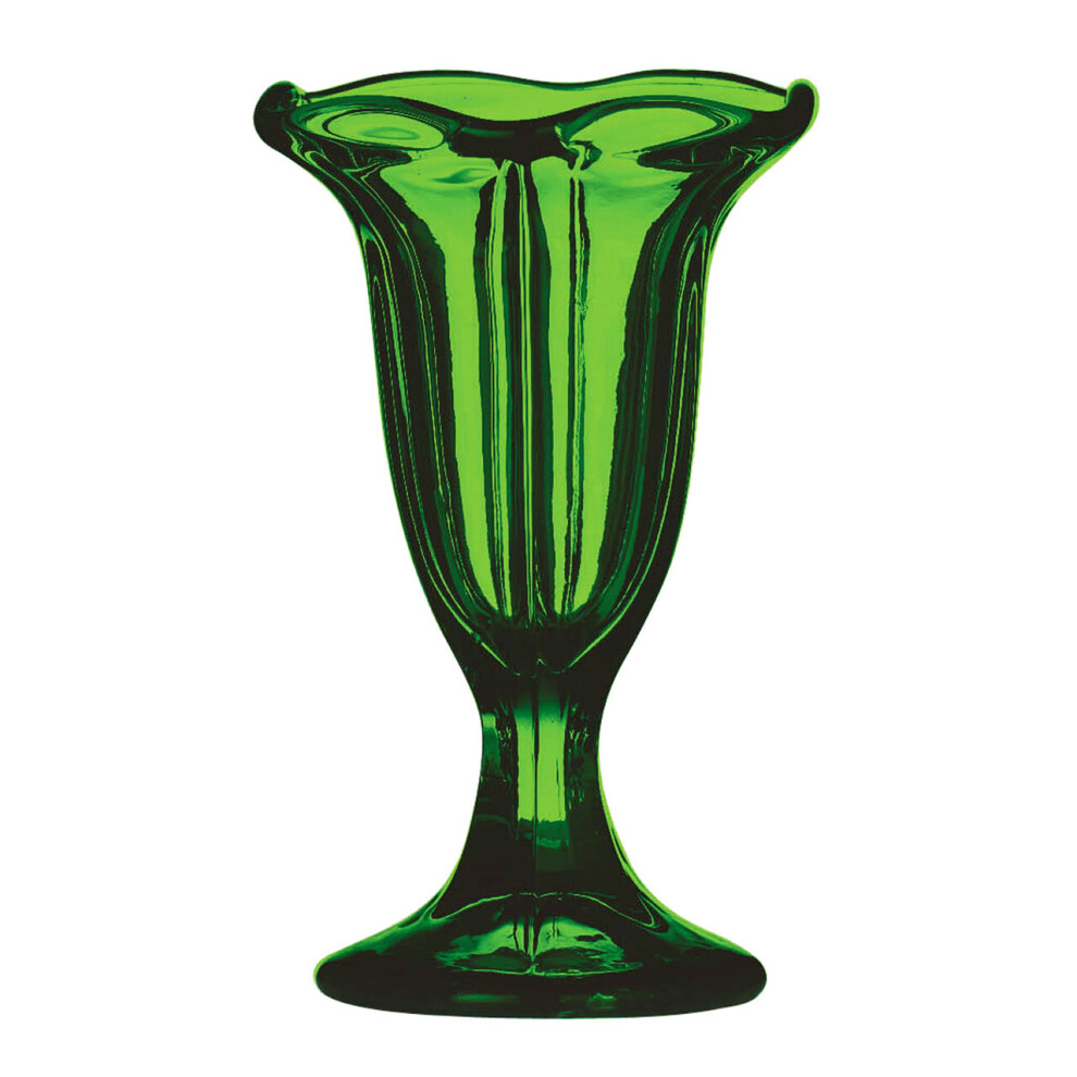 Premier Housewares Glass Sundae Dish Green