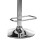 Premier Housewares Adjustable Height Quilted Bar Stool With Chrome Base, Comfortable Bar Chair, Sleek Modern Bar Stool 4