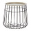 Premier Housewares Premier Housewares Templar Silver / Black Wire Detail Side Table 1