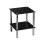 Premier Housewares Premier Housewares 2 Tier Black Glass End Table 1