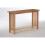 Premier Housewares Contemporary Rectangular Console Table, Natural Wood Console Table, Modern Wood Hallway Console Table 3