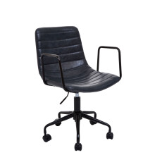 Premier Housewares Forbes Grey Leather Chair