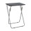 Premier Housewares Space Saving Folding Table With Sand Black Top, Stylish Side Tables For Living Room, Durable Coffee Table 2