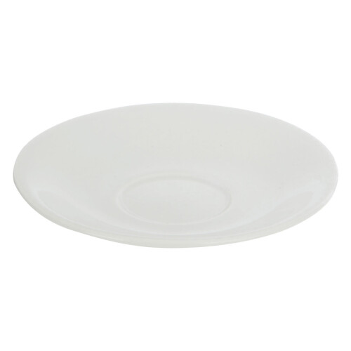 Premier Housewares Premier Housewares Embossed White Saucer