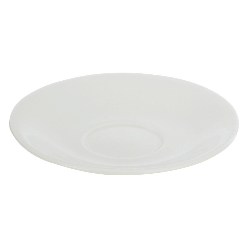 Premier Housewares Embossed White Saucer