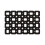 Premier Housewares Premier Housewares Black Felt Block Design Placemats 1