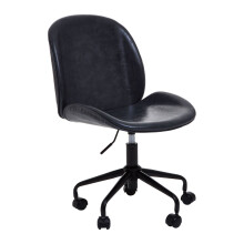 Premier Housewares Clinton Grey Leather Chair