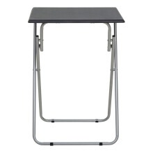 Space Saving Folding Table With Sand Black Top, Stylish Side Tables For Living Room, Durable Coffee Table