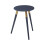 Premier Housewares Dark Grey Side Table, Triangular Small End Table, Long Lasting Rounded Top Coffee Table for Indoor, Outdoor 1