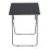 Premier Housewares Space Saving Folding Table With Sand Black Top, Stylish Side Tables For Living Room, Durable Coffee Table 3