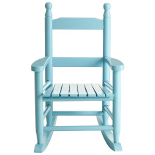 Blue Rocking Chair, Non-Harmful Children's Chair, Easy to Balance Kiddie Chair, Adjustable Playroom Chair