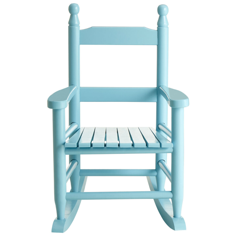 Blue Rocking Chair, Non-Harmful Children's Chair, Easy to Balance Kiddie Chair, Adjustable Playroom Chair
