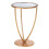 Premier Housewares Elegant Mirror Top And Gold Frame Side Table, Sturdy Side Table By Couch, Versatile Small Lounge Table 2