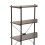 Premier Housewares Storage Five Tier Dark Oak Shelf Unit, Versatile And Adaptable Shelving Unit, Durable tall Cupboards 2