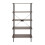 Premier Housewares Storage Five Tier Dark Oak Shelf Unit, Versatile And Adaptable Shelving Unit, Durable tall Cupboards 5