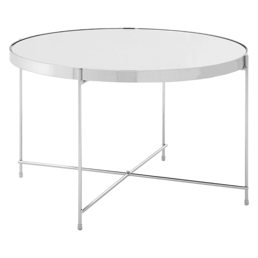 Premier Housewares Allure Large Mirror Side Table Silver