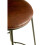 Premier Housewares Sleek Stool, Durable Design Counter Stool For Kitchen, Comfortable  Metal Counter Stool For Breakfast 4