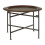 Premier Housewares Contemporary Small Copper And Black Side Table, Round Top Small Lounge Table, Sleek Bed Side Table 1