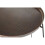 Premier Housewares Sleek Large Copper And Black Side Table, Round Top Small Lounge Table, Contemporary Bed Side Table 4