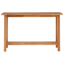 Contemporary Rectangular Console Table, Natural Wood Console Table, Modern Wood Hallway Console Table