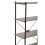 Premier Housewares Versatile Five Tier Grey Oak Shelf Unit, Ample Storage Shelving Unit, Sturdy And Durable tall Cupboards 3