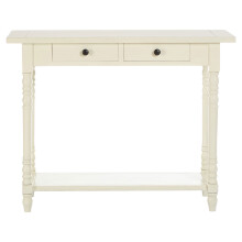 Console Table for Hallway, Pine Wood Hallway Table for Home Décor, Wood Table with 2 Drawers for Office