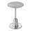 Premier Housewares Durable Side Table With Silver Finish, Handcrafted Small Table For Lounge, Versatile Side Table For Bedroom 3