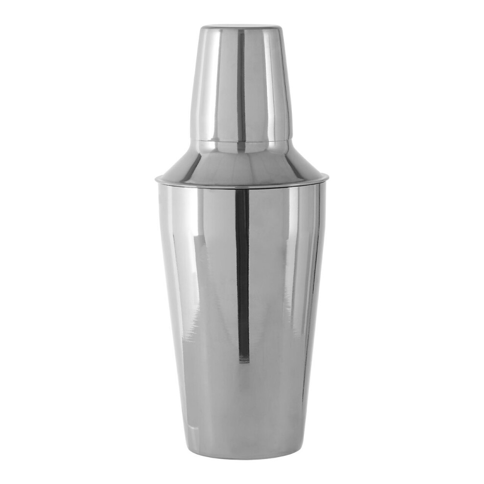 Premier Housewares Stainless Steel Shiny Cocktail Shaker 500ml