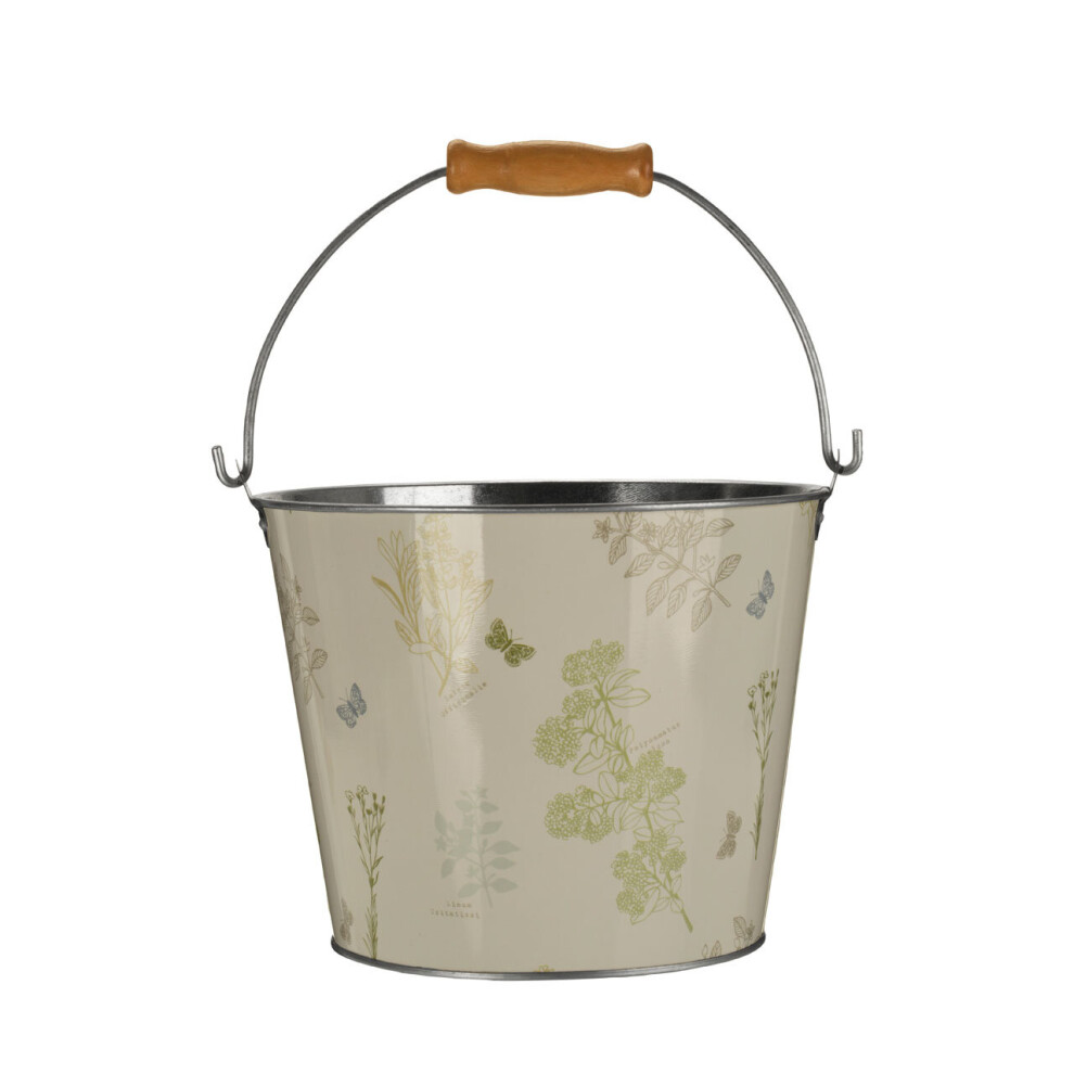 Premier Housewares Jardin Round Bucket With Handle - 5 Ltr