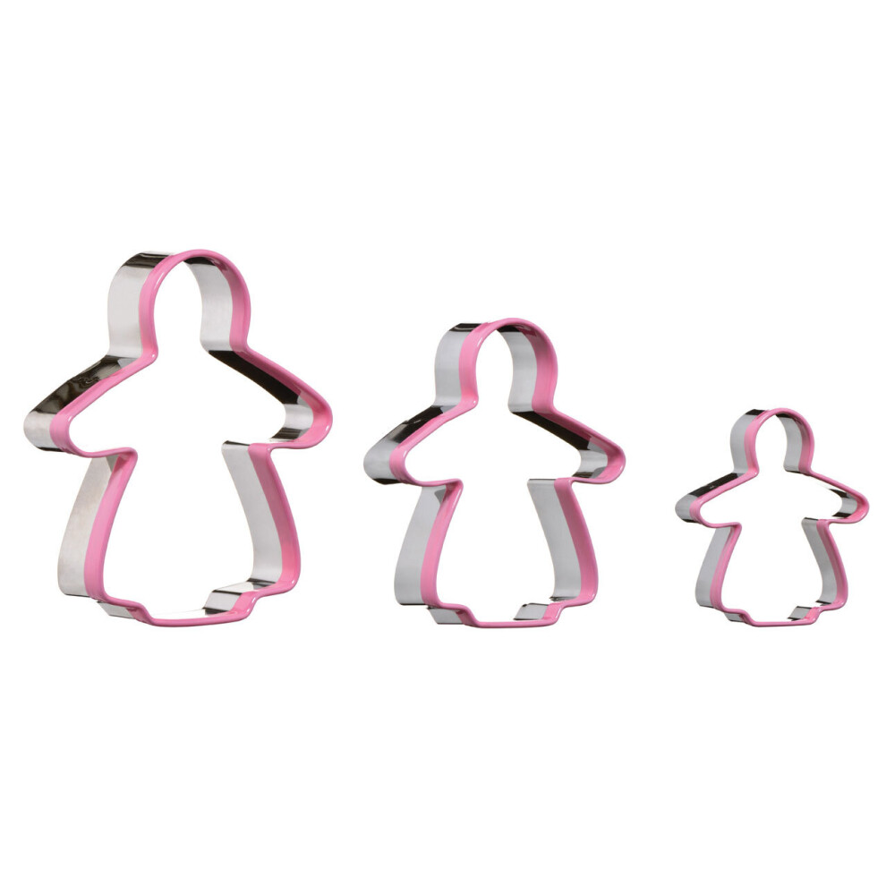 Premier Housewares Gingerbread Lady 3Pc Cutter Set