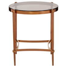 Elegant Side Table, Durable Side Table By Couch For Livingroom, Stainless Steel Small Lounge Table