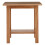 Premier Housewares Contemporary Square Side Table, Solid Wood Side Table, Modern Wood Nightstand, Wooden Bedside Table 1