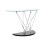 Premier Housewares Modern Half Moon Console Table, Contemporary Chrome and Glass Console Table, Half Circle Console Table 5